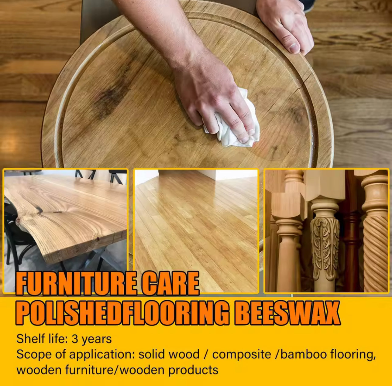 TimberGlow - Wood Beeswax Polish