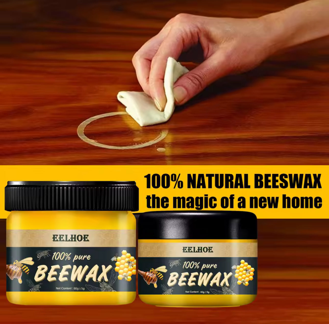 TimberGlow - Wood Beeswax Polish