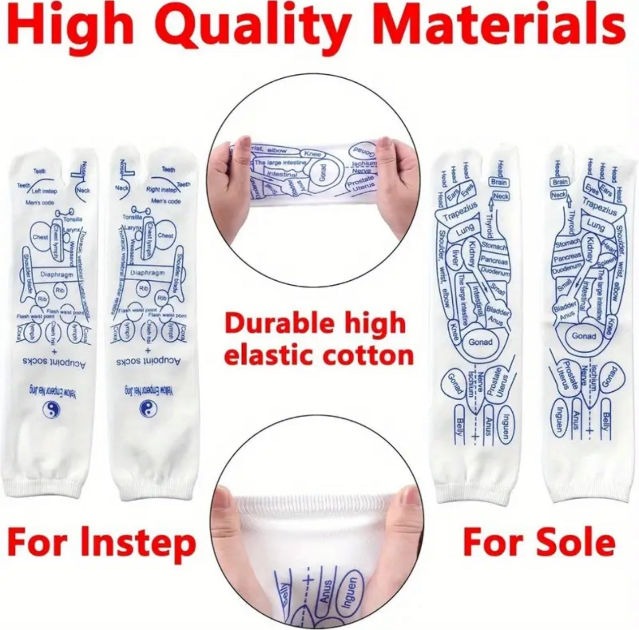 Foot Reflexology Massage Socks
