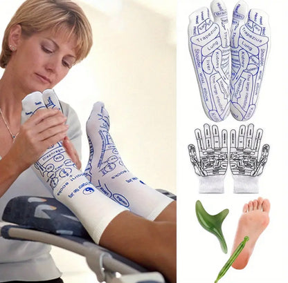 Foot Reflexology Massage Socks