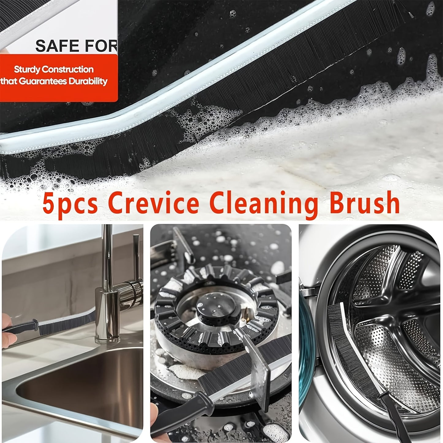 Super Crevice Cleaner Brush (Set of 5)