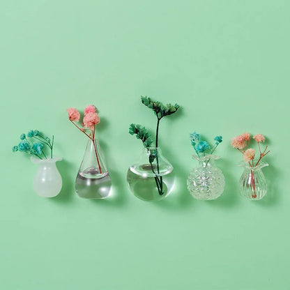 BloomDots Mini Fridge Vase Magnets (Set of 5)