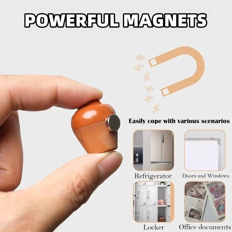 BloomDots Mini Fridge Vase Magnets (Set of 5)